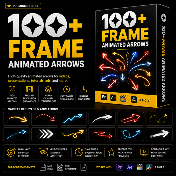 100+ Frame Animated Arrows