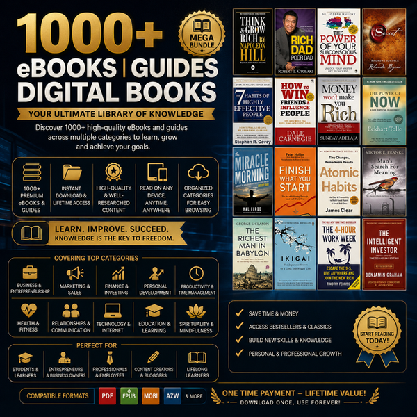 1000+ eBooks | Guides | Digital Books